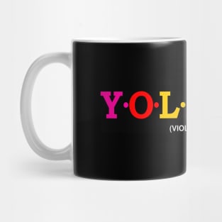 Yolanda - Violet Flower Mug